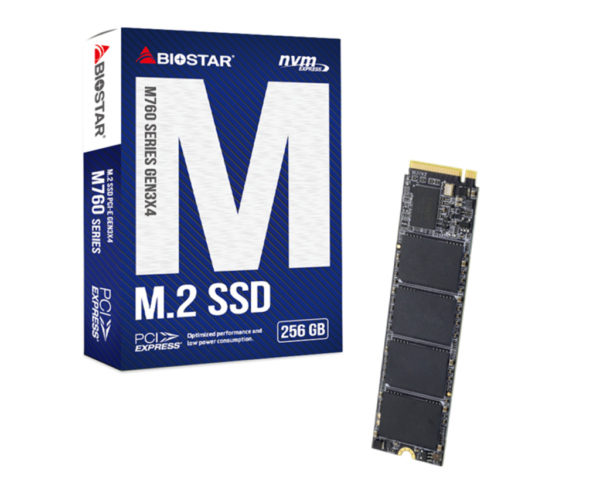 Biostar M760 Series Gen 3X4 256GB M.2 SSD